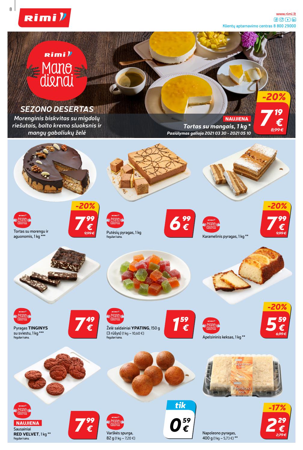 Rimi savaitinis leidinys akcijos nuo 
  2021-04-06 iki 
  2021-04-12 | Leidinukas.lt puslapis 8