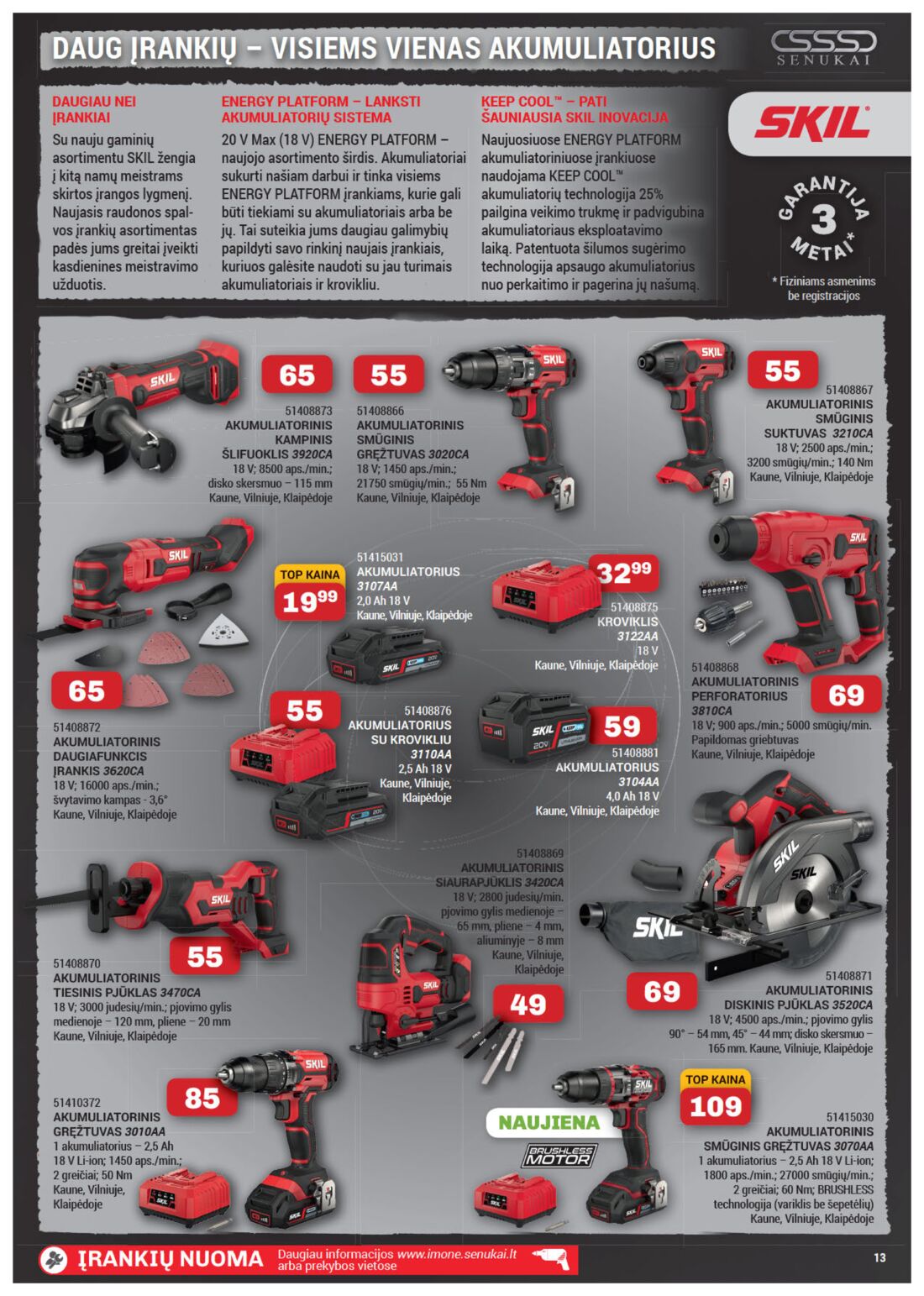 Senukai reklaminis leidinys akcijos nuo 
  2019-09-12 iki 
  2019-09-28 | Leidinukas.lt puslapis 13