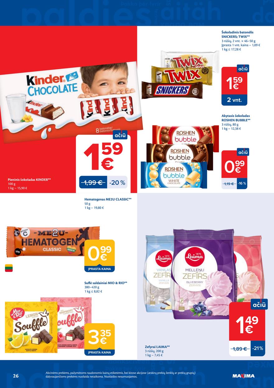 Maxima leidinys akcijos nuo 
  2026-07-14 iki 
  2026-07-20 | Leidinukas.lt puslapis 26