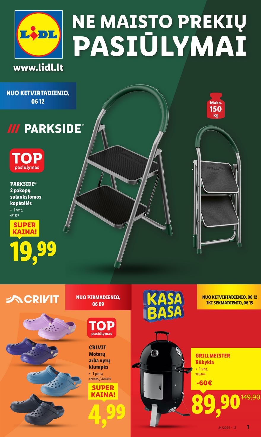 Lidl ne maisto leidinys akcijos nuo 
  2025-06-09 iki 
  2025-06-15 | Leidinukas.lt puslapis 1