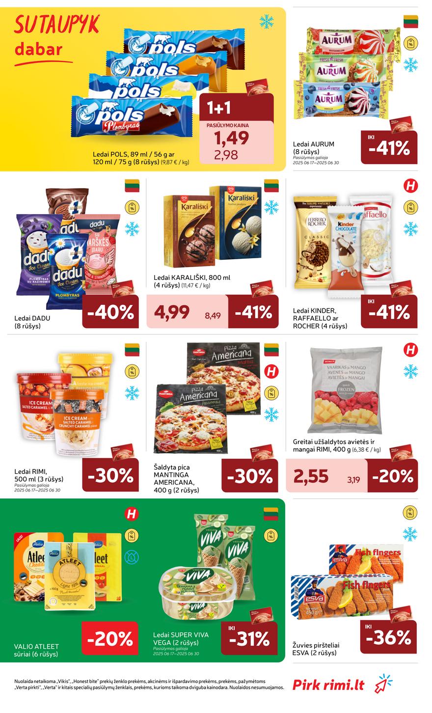 Rimi savaitinis leidinys 26 akcijos nuo 
  2025-06-24 iki 
  2025-06-30 | Leidinukas.lt puslapis 15