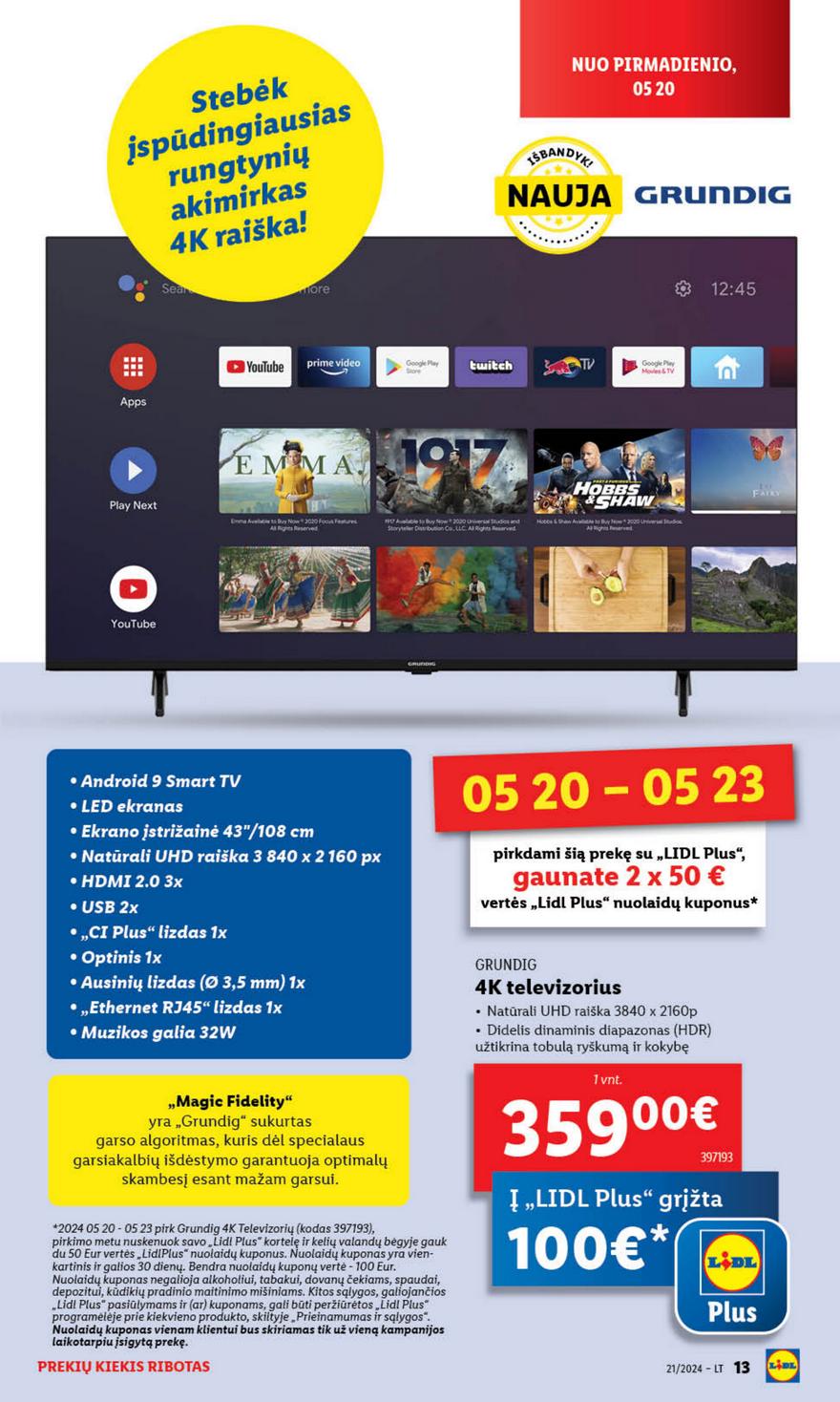 Lidl ne maisto leidinys akcijos nuo 
  2024-05-20 iki 
  2024-05-26 | Leidinukas.lt puslapis 13