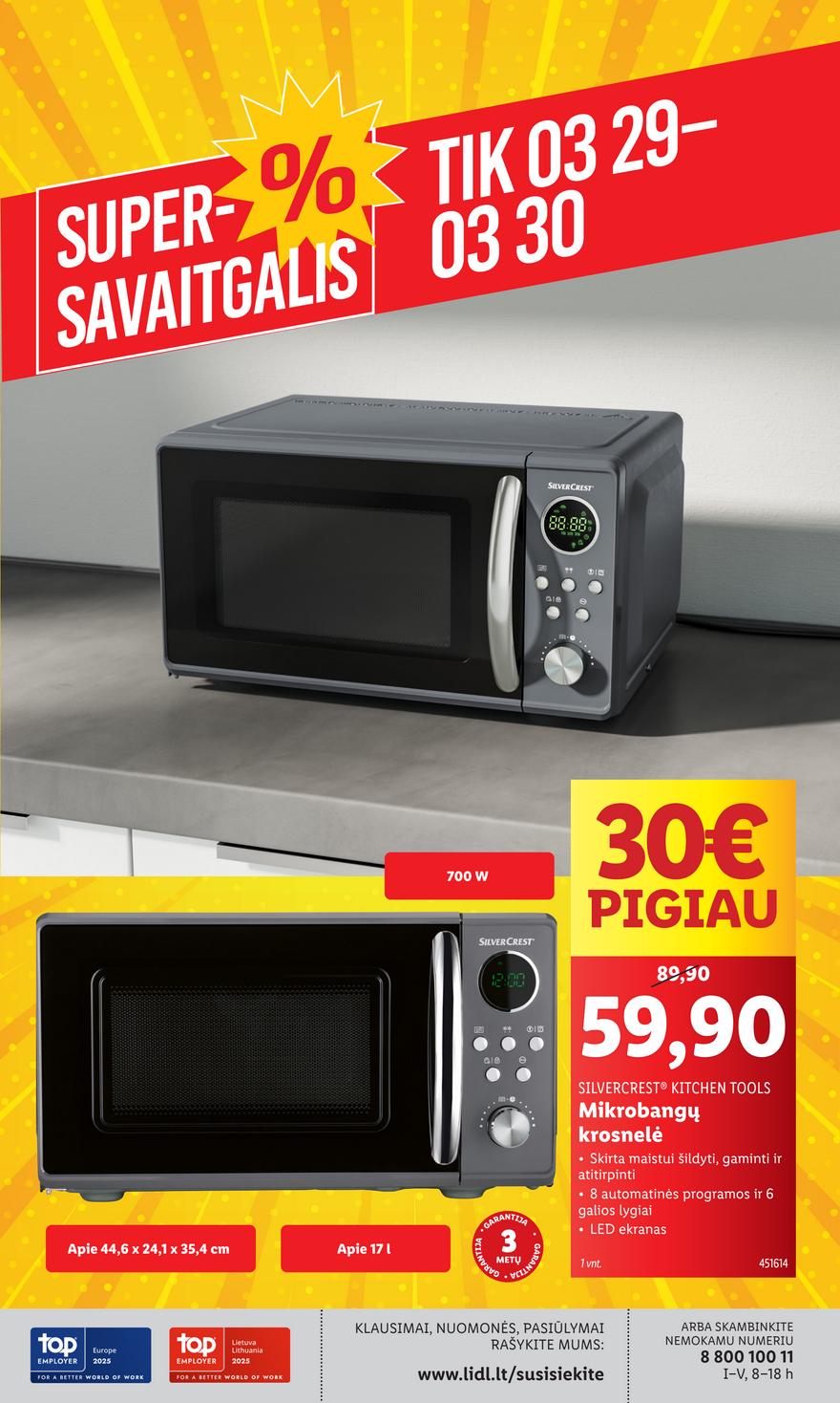 Lidl ne maisto leidinys akcijos nuo 
  2025-03-24 iki 
  2025-03-30 | Leidinukas.lt puslapis 41