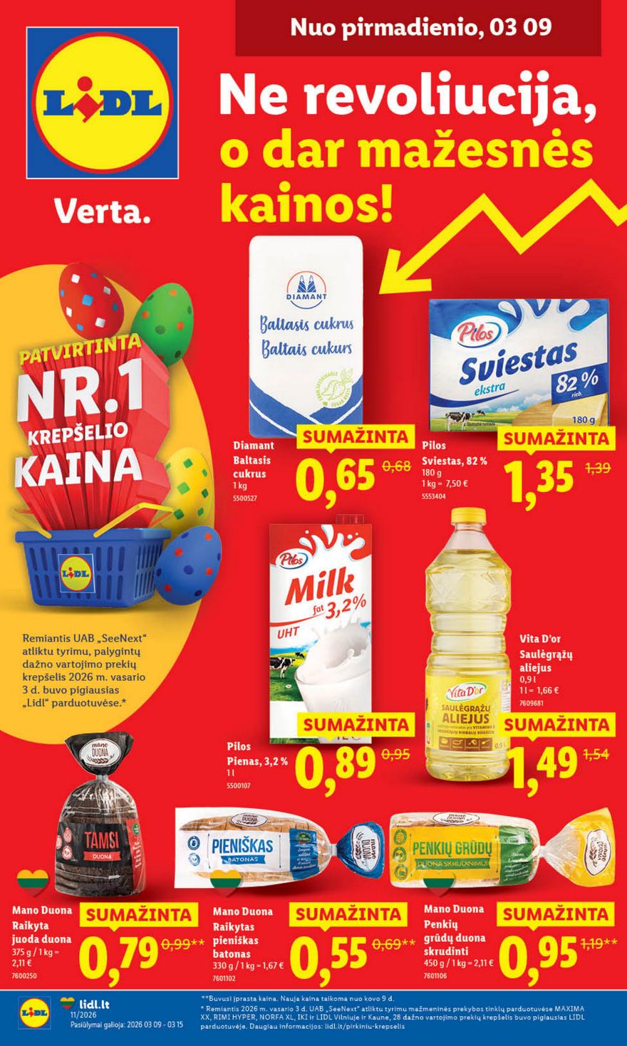 Lidl leidinys naujas akcijos nuo 
  2026-03-09 iki 
  2026-03-15 | Leidinukas.lt puslapis 1