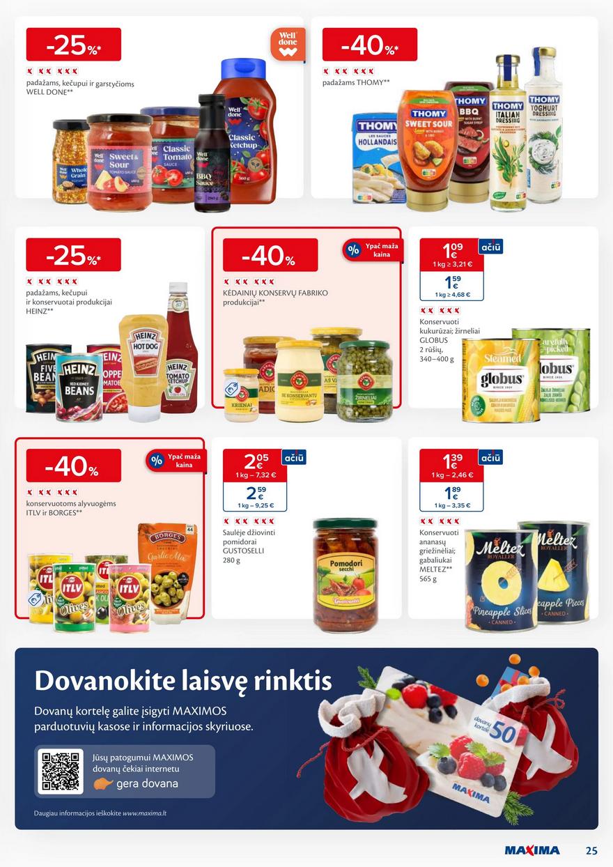 Maxima kaininis leidinys akcijos nuo 
  2023-12-19 iki 
  2023-12-26 | Leidinukas.lt puslapis 25