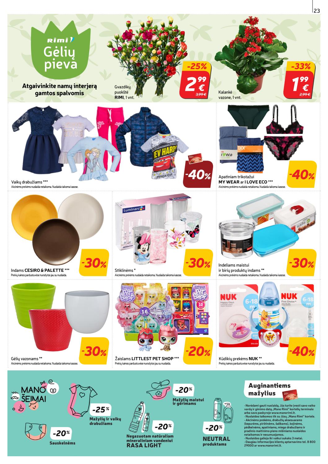 Rimi savaitinis leidinys akcijos nuo 
  2019-06-25 iki 
  2019-07-01 | Leidinukas.lt puslapis 23