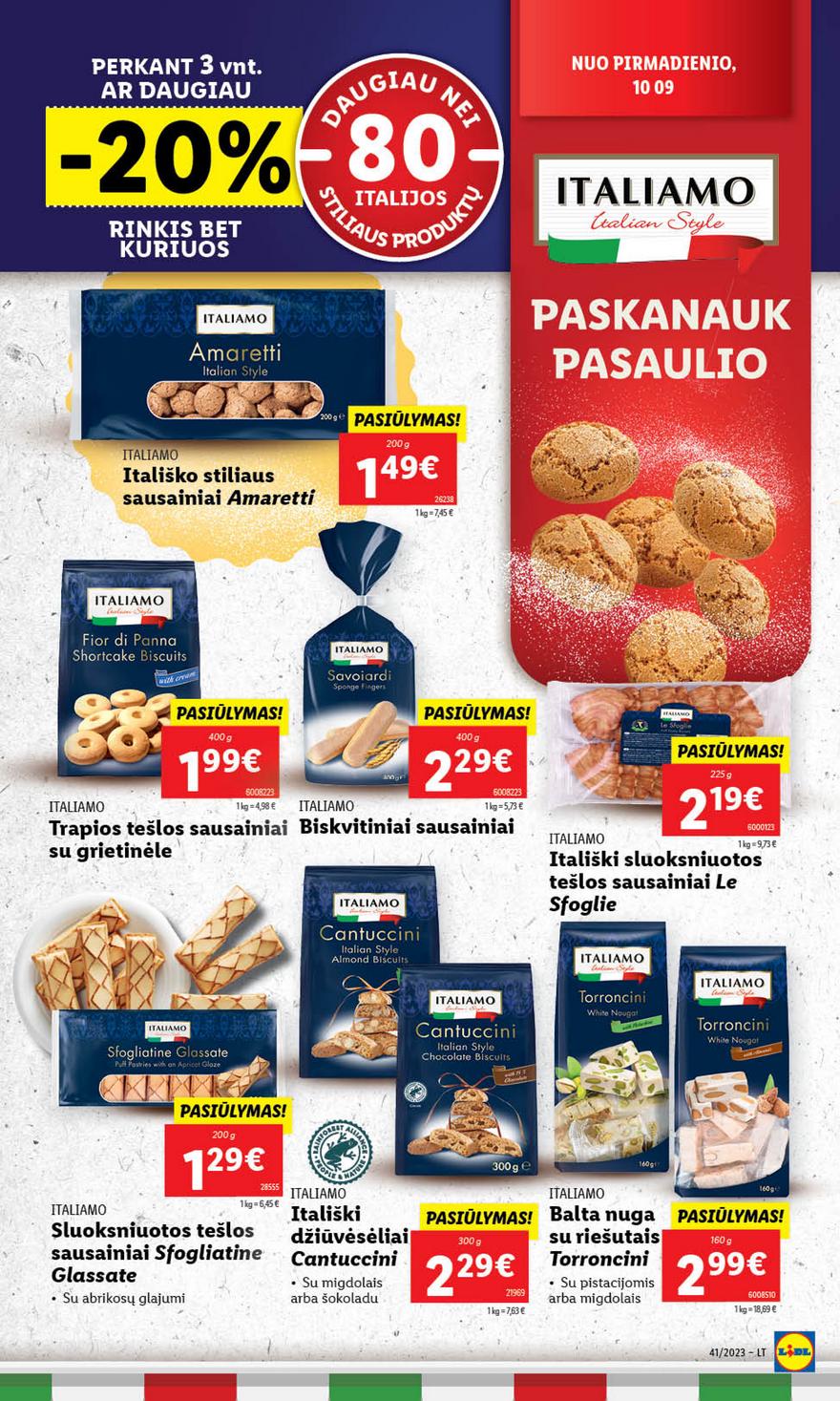 Lidl pasiūlymai akcijos nuo 
  2023-10-09 iki 
  2023-10-15 | Leidinukas.lt puslapis 27