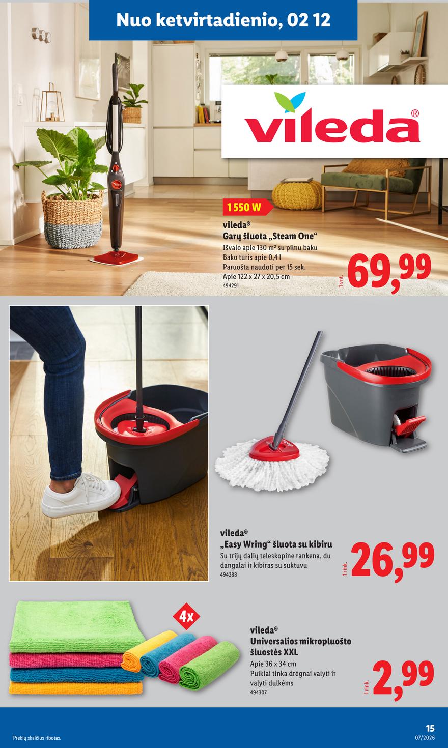 Lidl leidinys naujas akcijos nuo 
  2026-02-09 iki 
  2026-02-15 | Leidinukas.lt puslapis 15