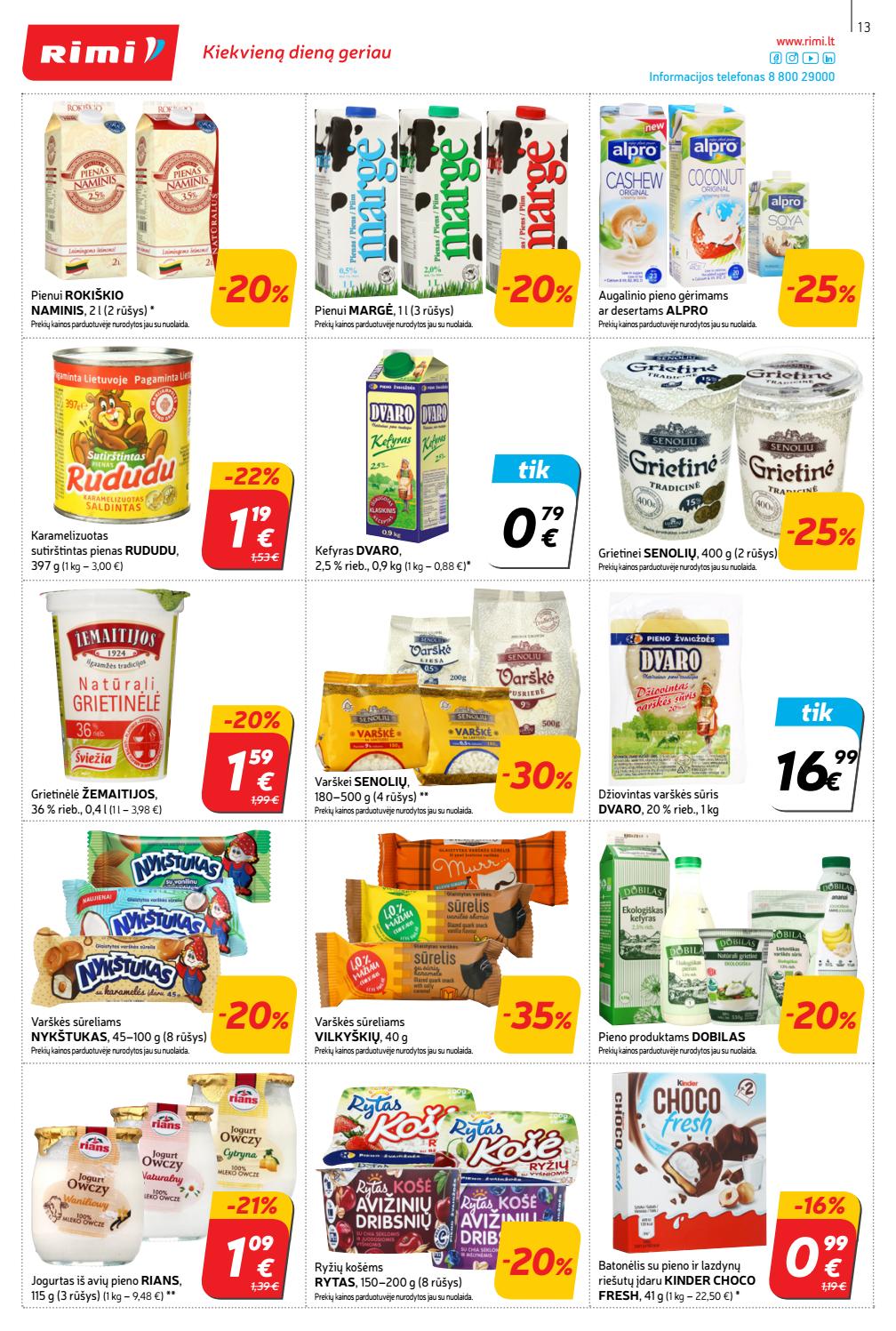 Rimi savaitinis leidinys akcijos nuo 
  2019-11-26 iki 
  2019-12-02 | Leidinukas.lt puslapis 13