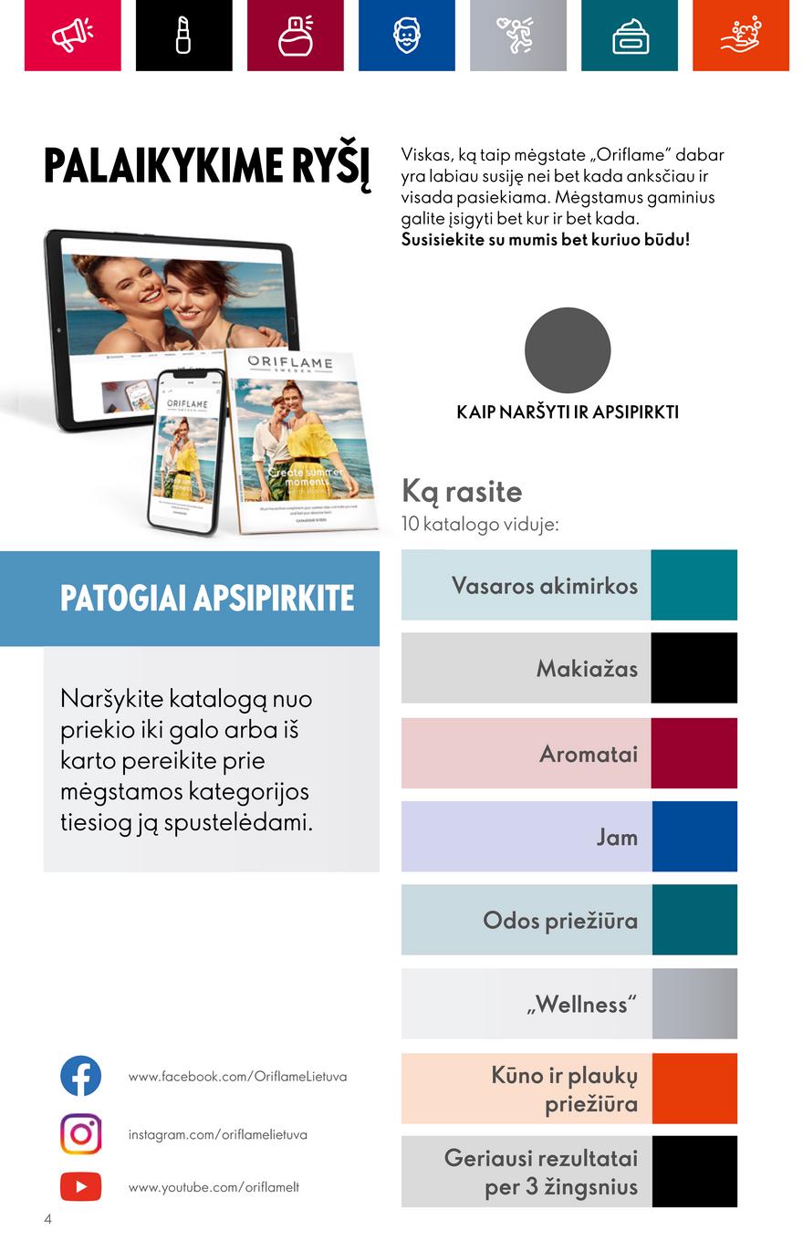Oriflame katalogas akcijos nuo 
  2023-06-28 iki 
  2023-07-18 | Leidinukas.lt puslapis 4