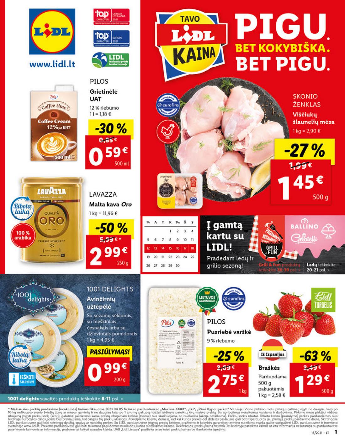 Lidl maisto prekių pasiūlymai akcijos nuo 
  2021-04-12 iki 
  2021-04-18 | Leidinukas.lt puslapis 1