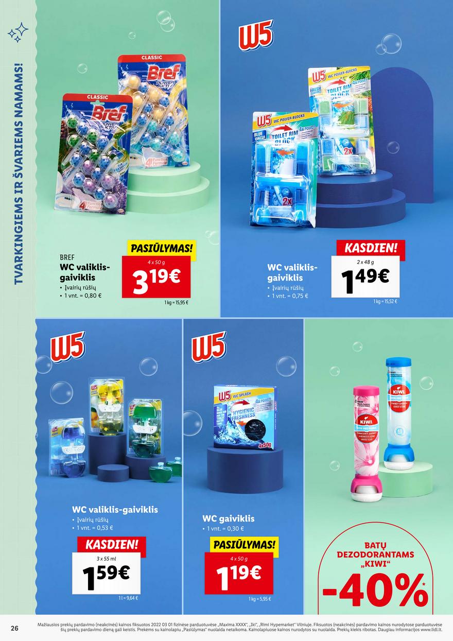 Lidl pasiūlymai akcijos nuo 
  2022-03-07 iki 
  2022-03-13 | Leidinukas.lt puslapis 26