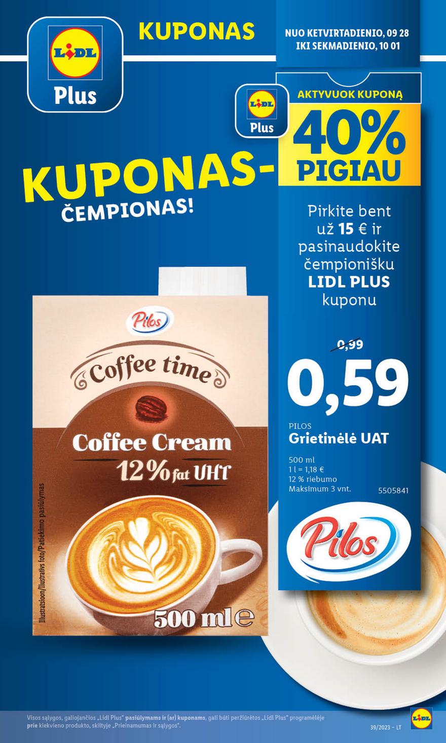 Lidl pasiūlymai akcijos nuo 
  2023-09-25 iki 
  2023-10-01 | Leidinukas.lt puslapis 17