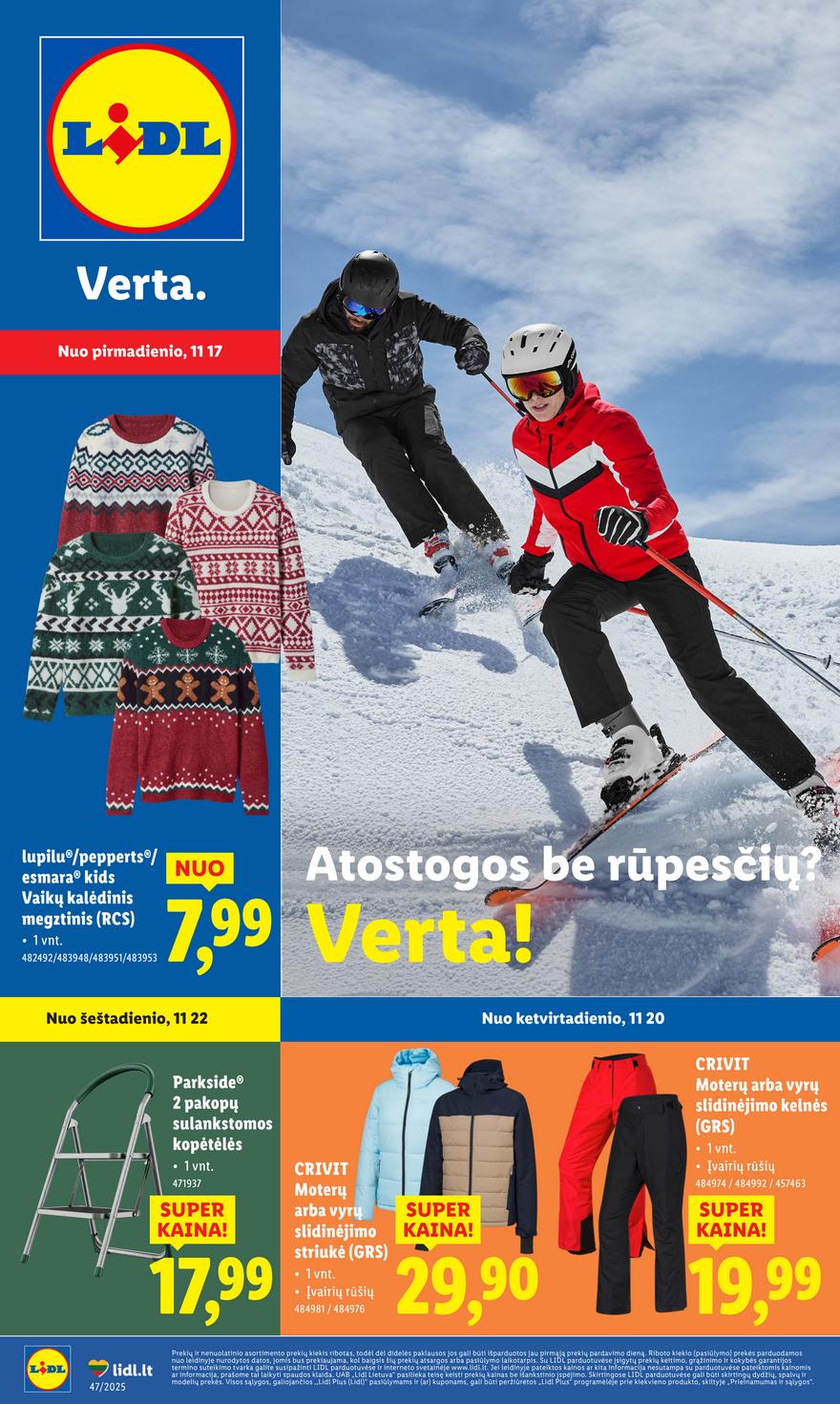 Lidl leidinys naujas akcijos nuo 
  2025-11-17 iki 
  2025-11-23 | Leidinukas.lt puslapis 1