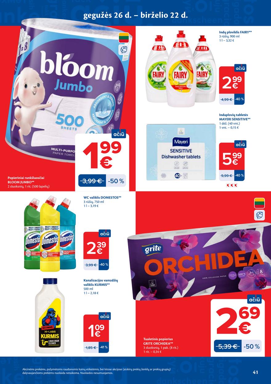 Maxima leidinys akcijos nuo 
  2026-05-26 iki 
  2026-06-01 | Leidinukas.lt puslapis 41