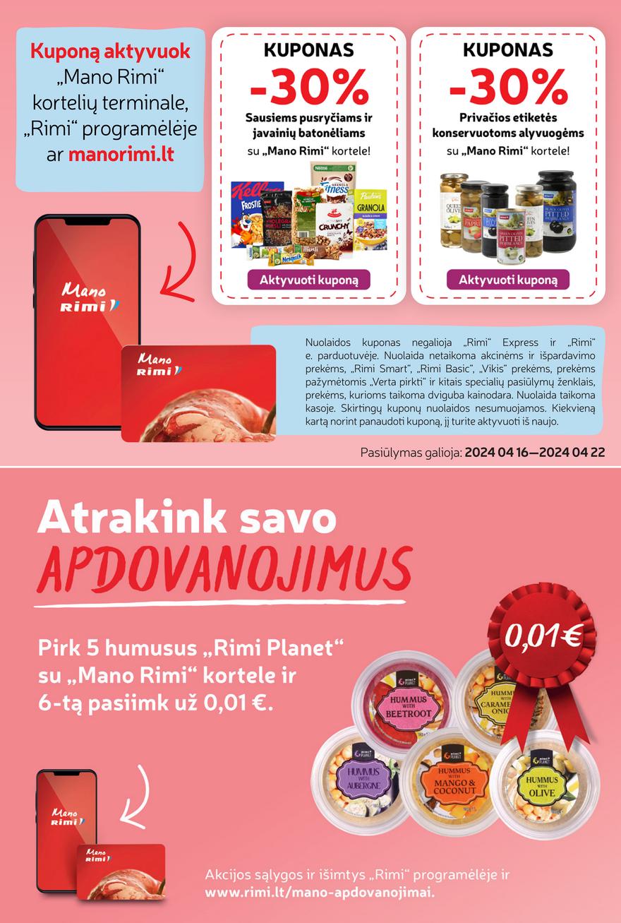 Rimi savaitinis leidinys akcijos nuo 
  2024-04-16 iki 
  2024-04-22 | Leidinukas.lt puslapis 31