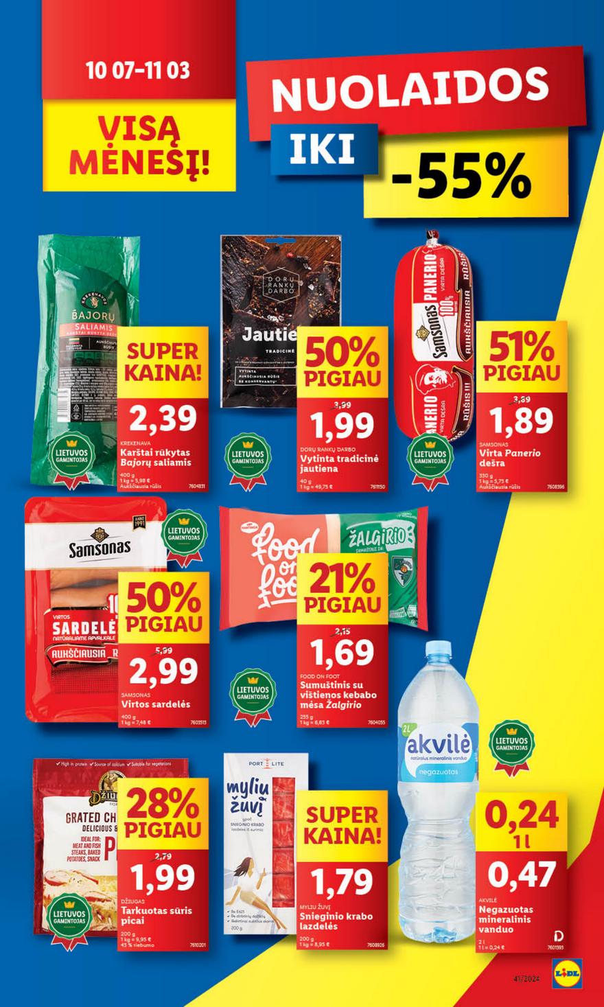 Lidl savaitinis leidinys akcijos nuo
2024-10-07 iki
2024-10-13 | Leidinukas.lt puslapis 10