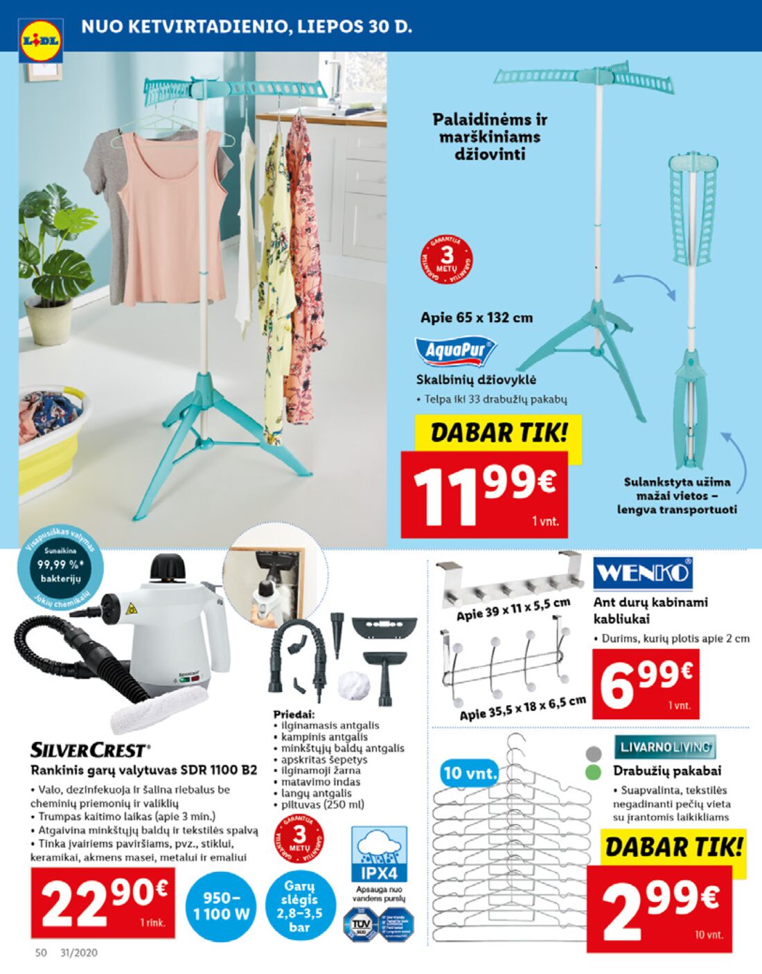 Lidl savaitinis leidinys akcijos nuo 
  2020-07-27 iki 
  2020-08-02 | Leidinukas.lt puslapis 50