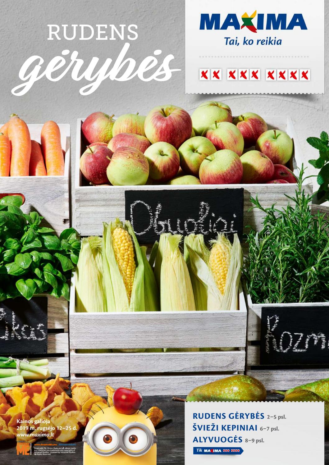 Maxima kaininis leidinys akcijos nuo 
  2019-09-12 iki 
  2019-09-25 | Leidinukas.lt puslapis 1