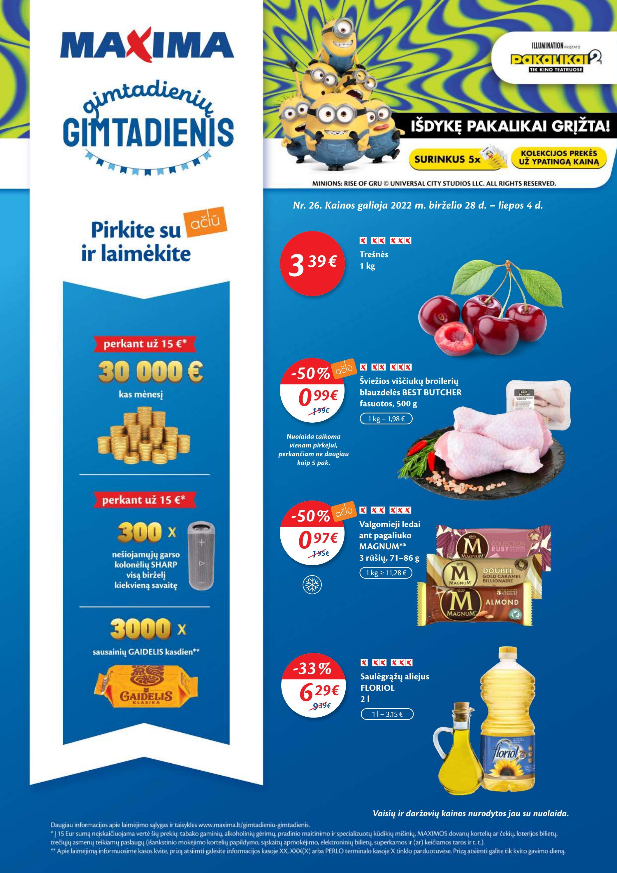 Maxima kaininis leidinys akcijos nuo 
  2022-06-28 iki 
  2022-07-04 | Leidinukas.lt puslapis 1