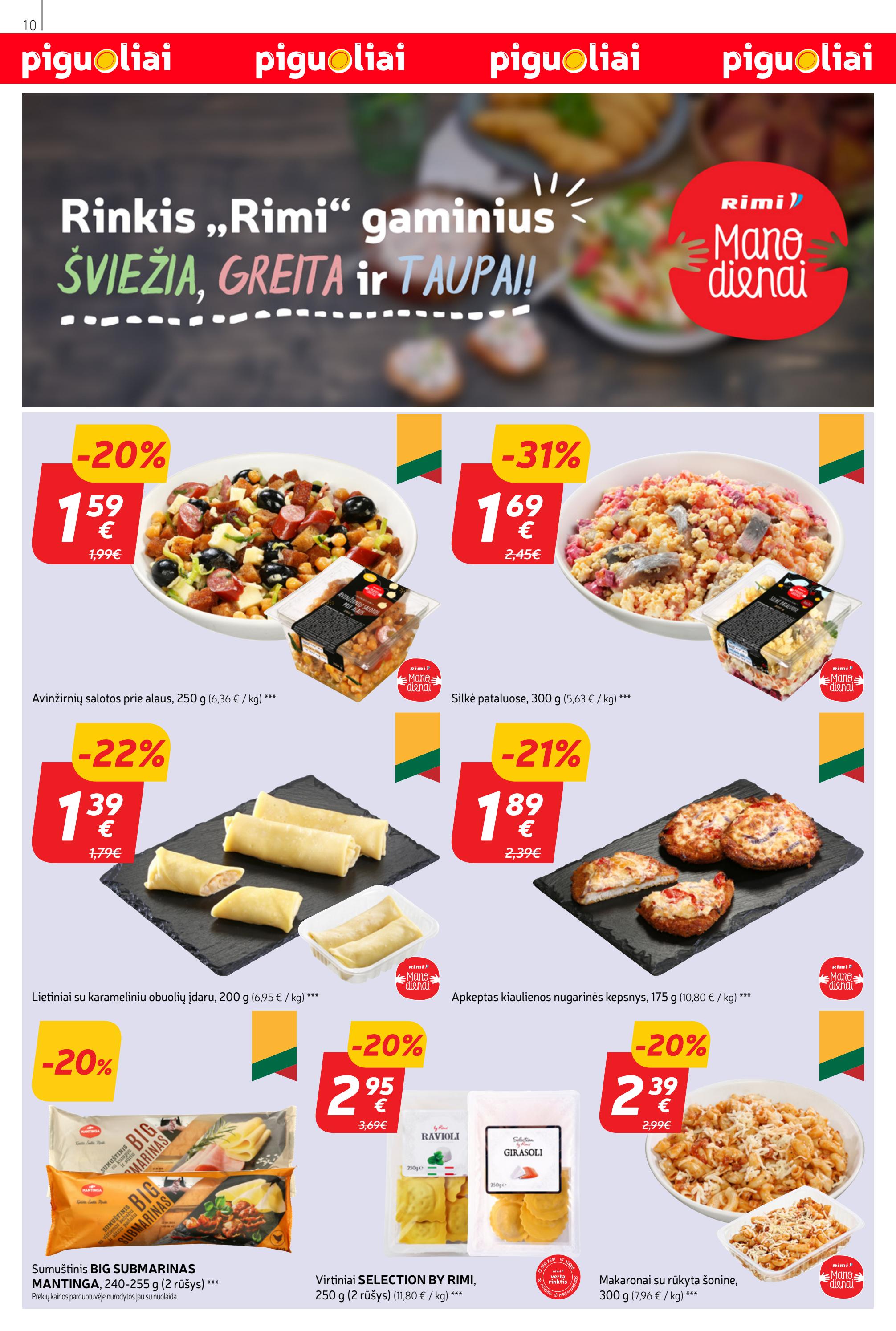 Rimi savaitinis leidinys akcijos nuo 
  2023-04-18 iki 
  2023-04-24 | Leidinukas.lt puslapis 10