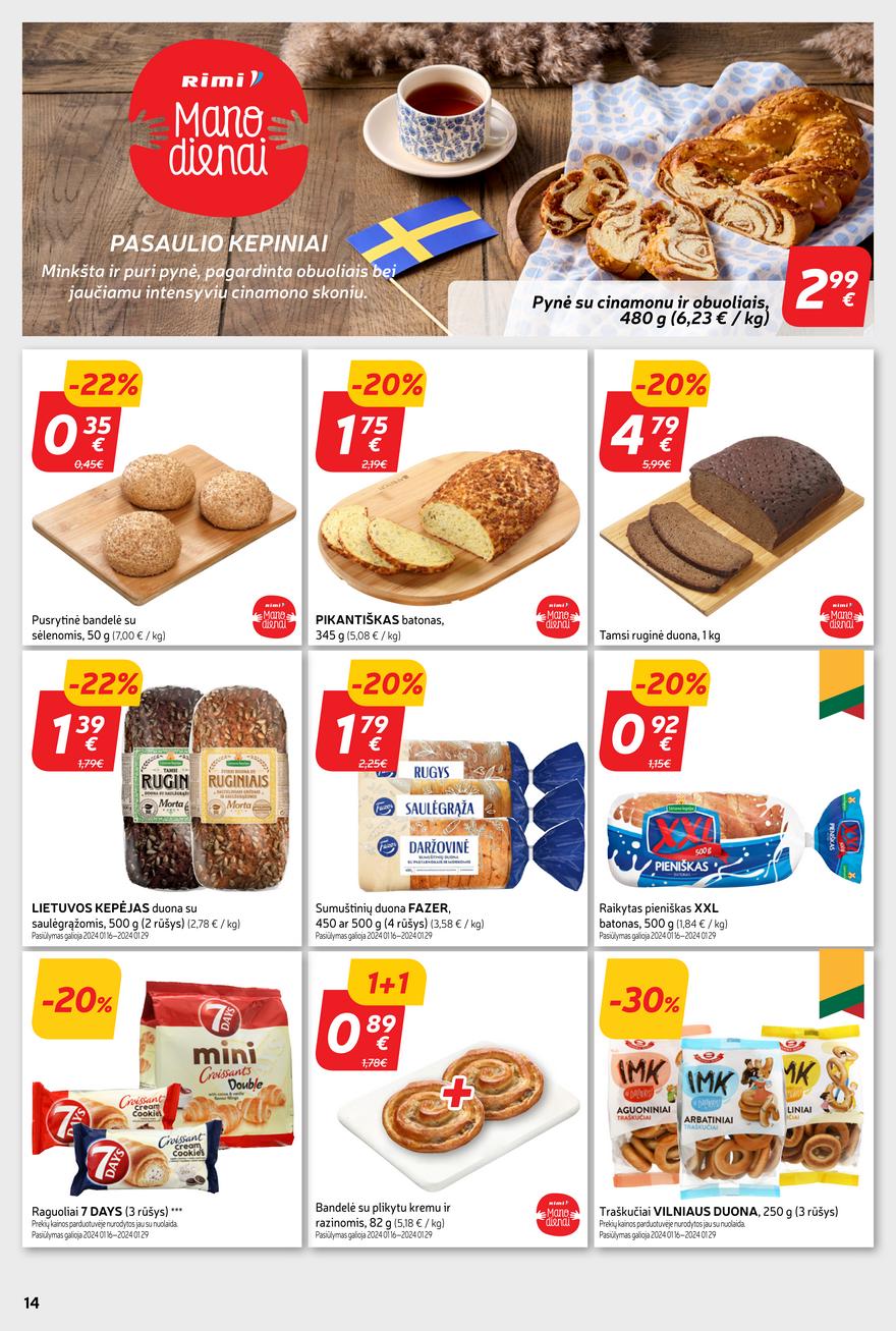 Rimi savaitinis leidinys akcijos nuo 
  2024-01-23 iki 
  2024-01-29 | Leidinukas.lt puslapis 14