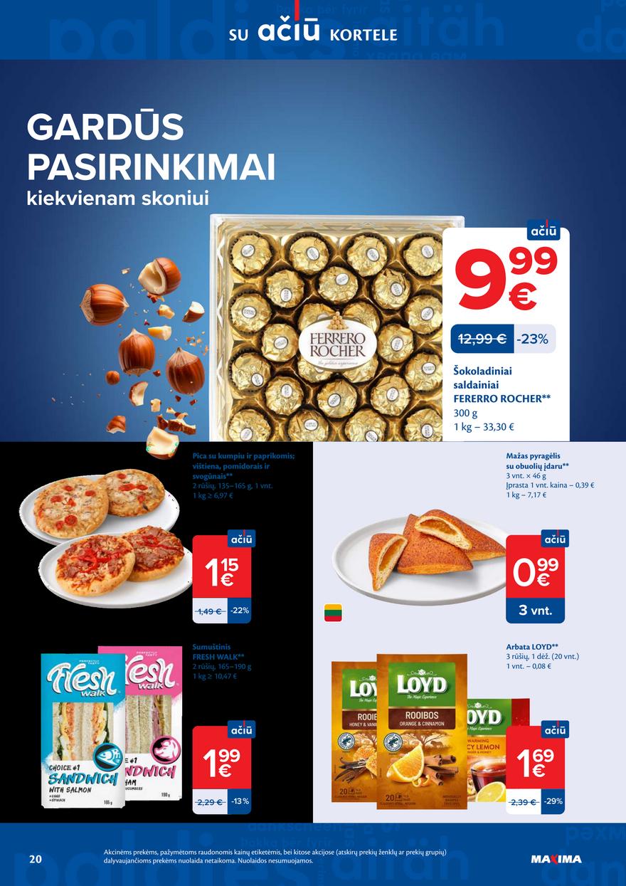 Maxima leidinys akcijos nuo 
  2026-03-24 iki 
  2026-03-30 | Leidinukas.lt puslapis 20