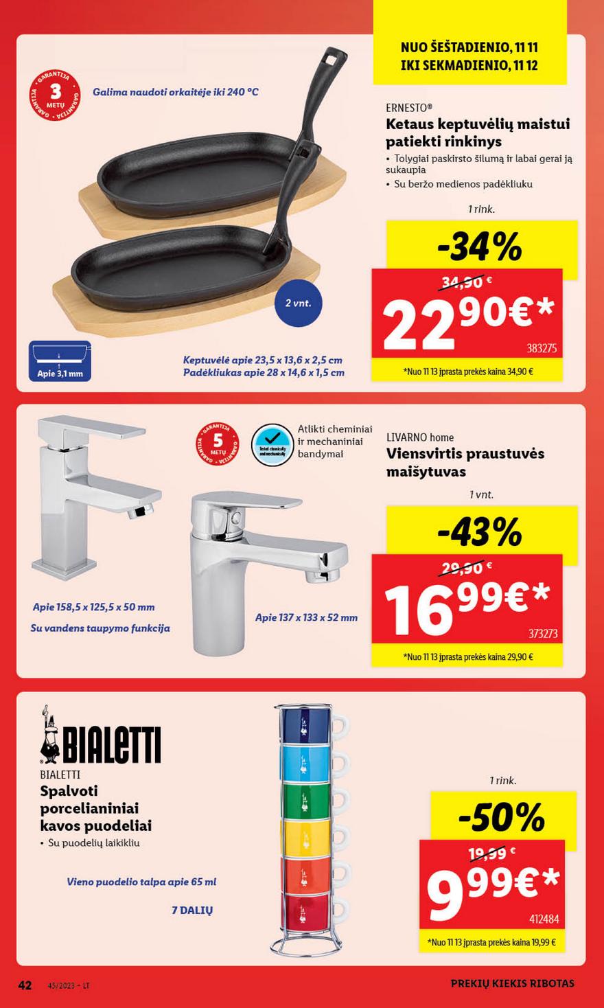 Ldil ne maisto leidinys akcijos nuo 
  2023-11-06 iki 
  2023-11-12 | Leidinukas.lt puslapis 42