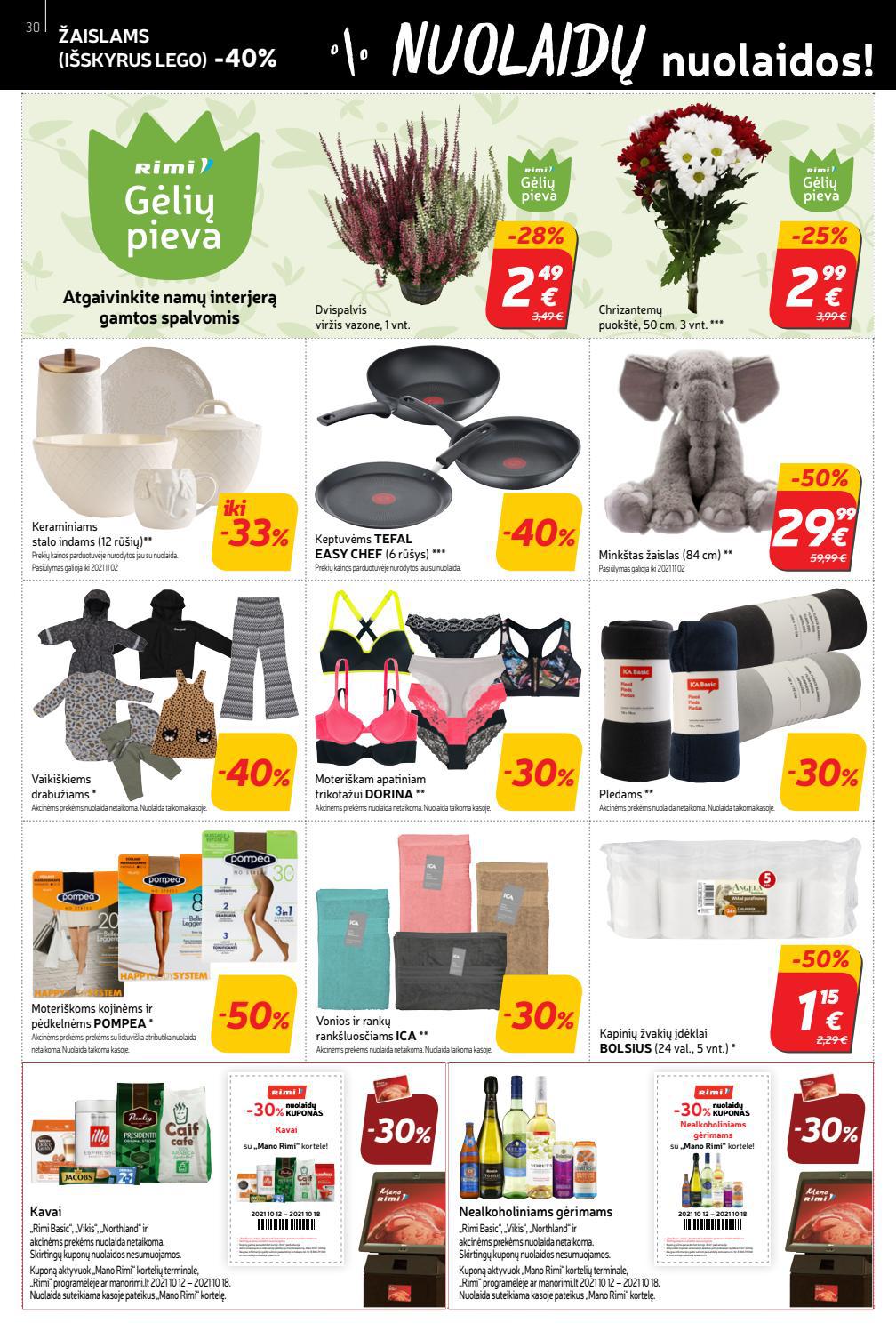 Rimi savaitinis leidinys akcijos nuo 
  2021-10-12 iki 
  2021-10-18 | Leidinukas.lt puslapis 30