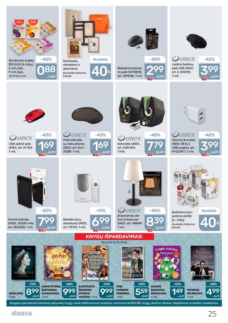Norfos leidinys akcijos nuo 
  2025-10-02 iki 
  2025-10-15 | Leidinukas.lt puslapis 25