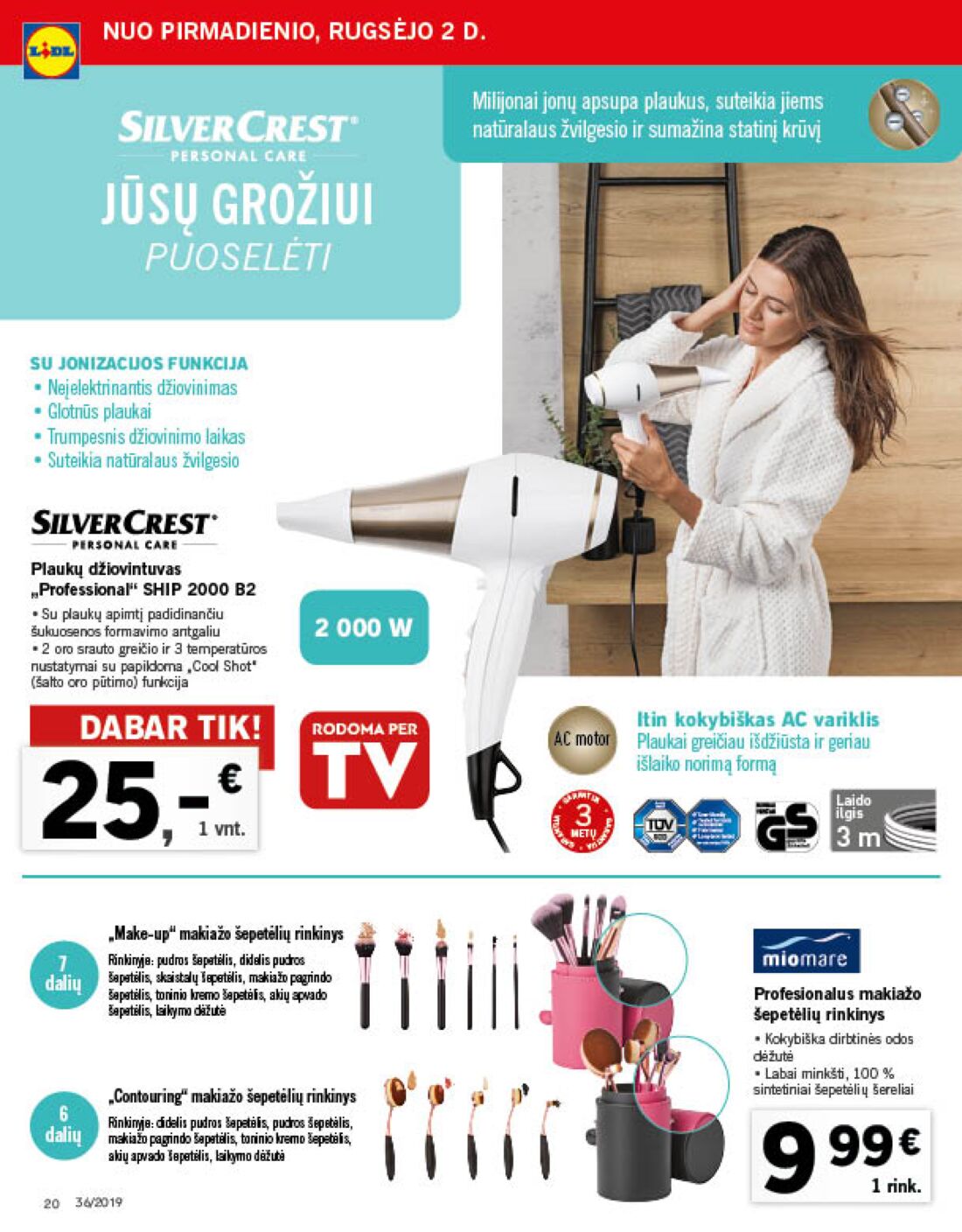 Lidl savaitinis leidinys akcijos nuo 
  2019-09-02 iki 
  2019-09-08 | Leidinukas.lt puslapis 20
