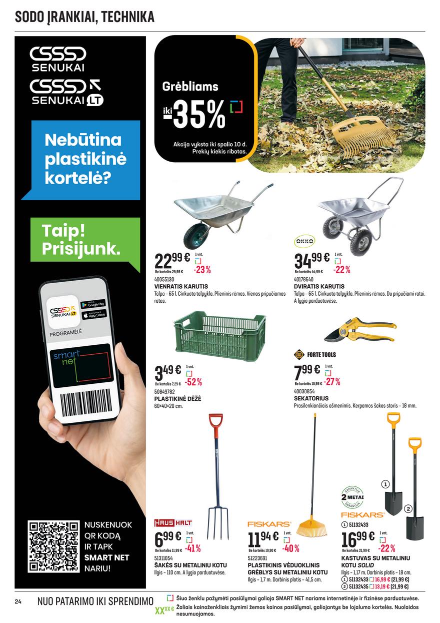 Senukai leidinys akcijos nuo 
  2022-09-21 iki 
  2022-10-10 | Leidinukas.lt puslapis 24