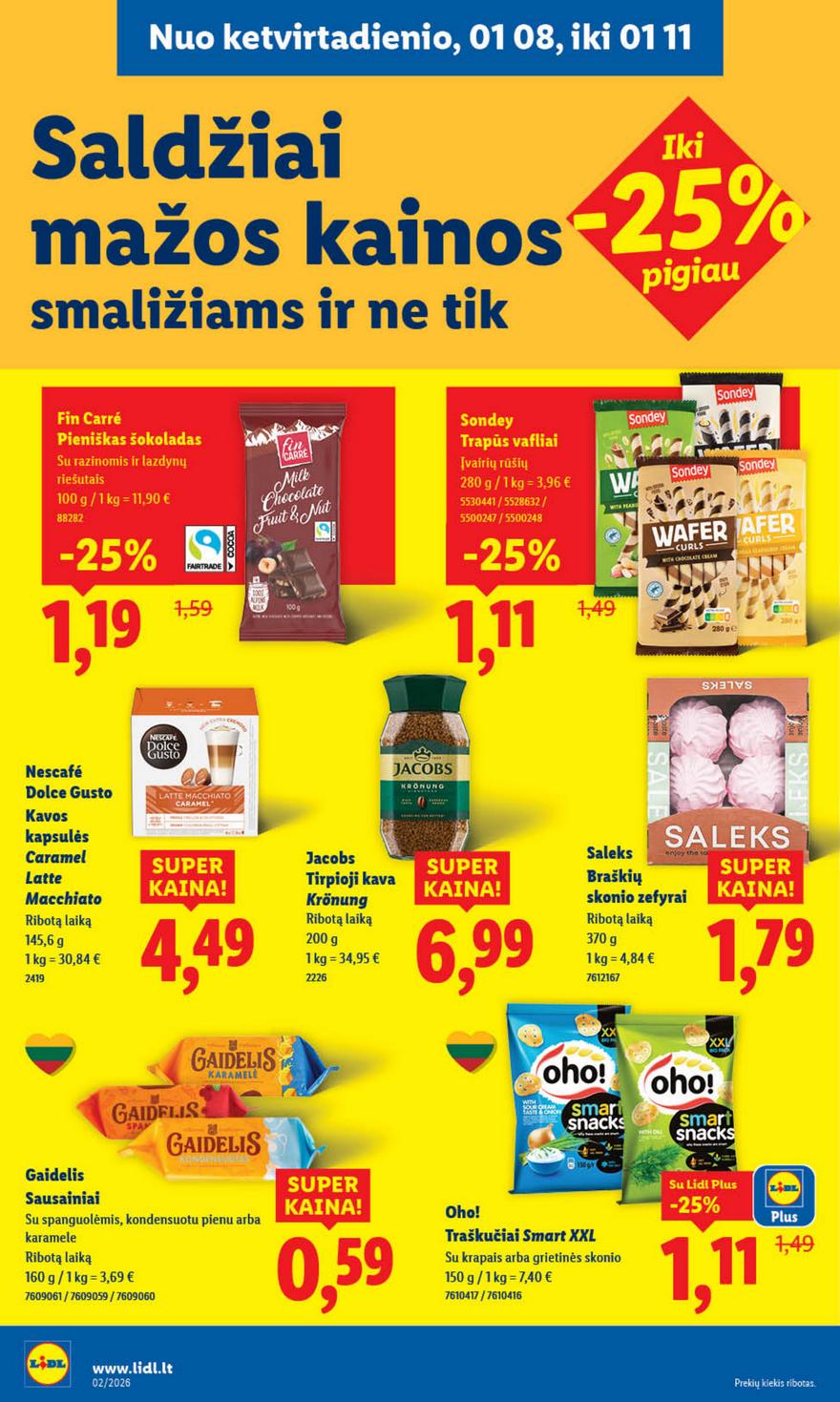 Lidl leidinys akcijos nuo 
  2026-01-05 iki 
  2026-01-11 | Leidinukas.lt puslapis 36