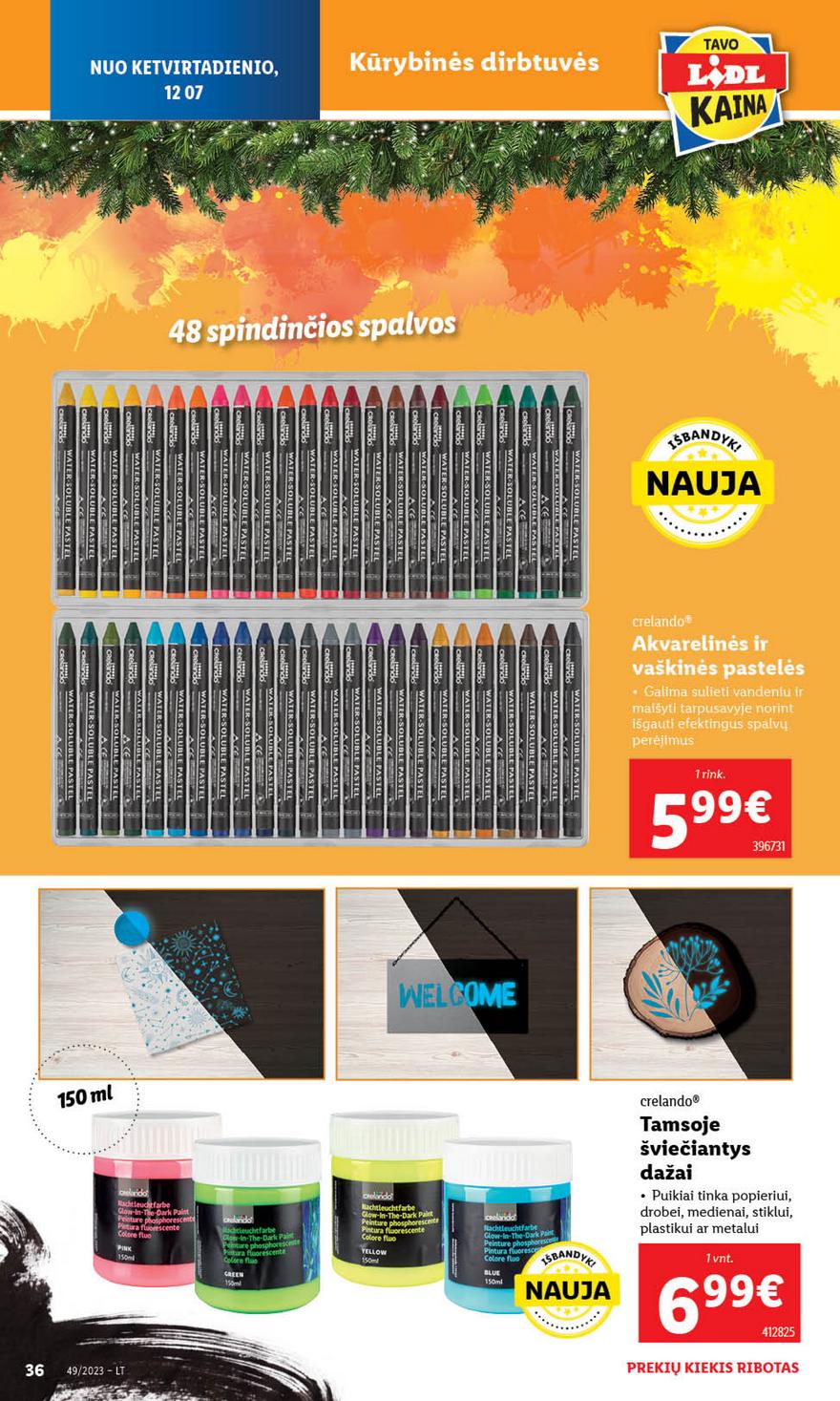 Lidl pasiūlymai akcijos nuo 
  2023-12-04 iki 
  2023-12-10 | Leidinukas.lt puslapis 38