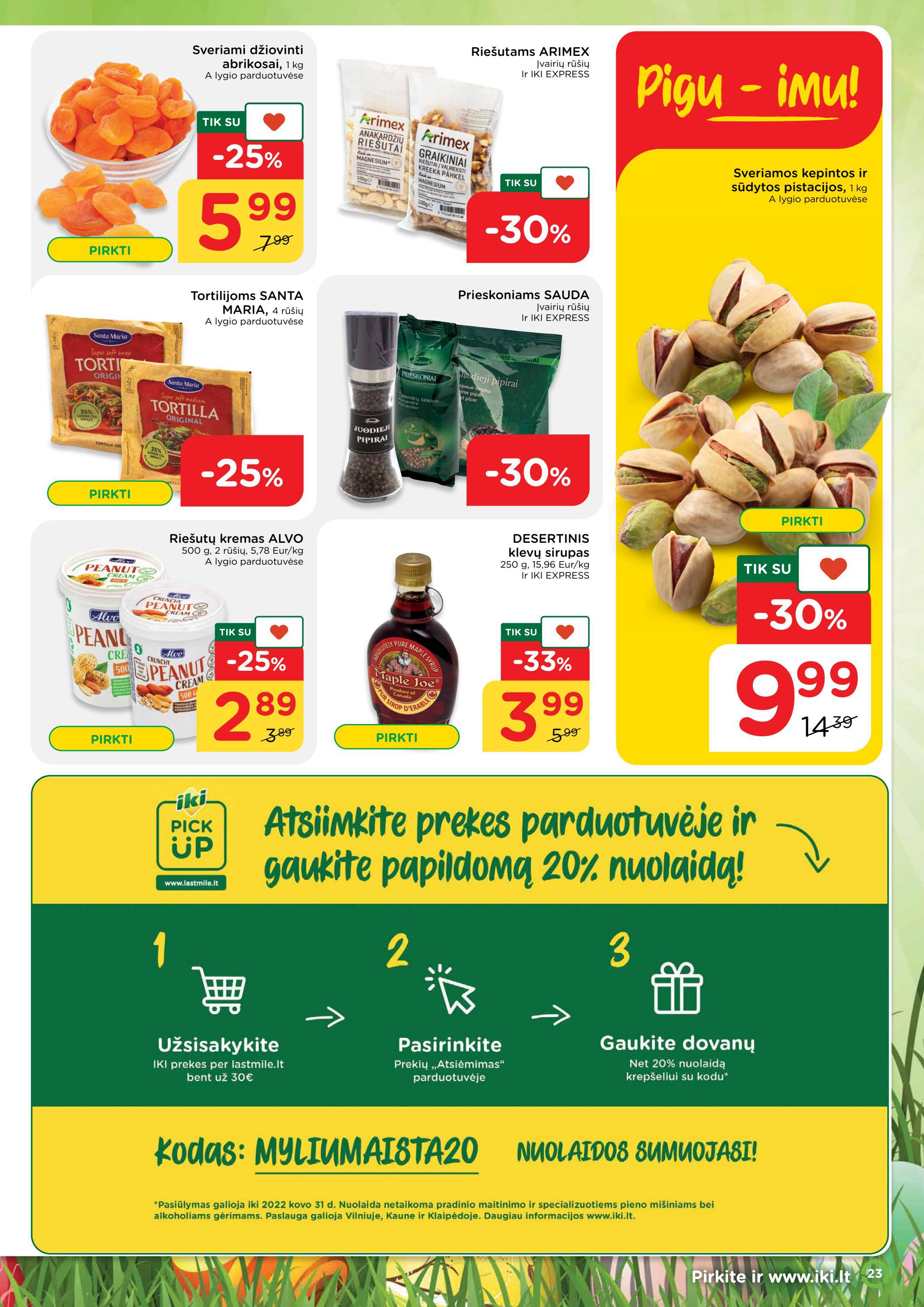 Iki savaitės leidinys akcijos nuo 
  2022-03-21 iki 
  2022-03-27 | Leidinukas.lt puslapis 23