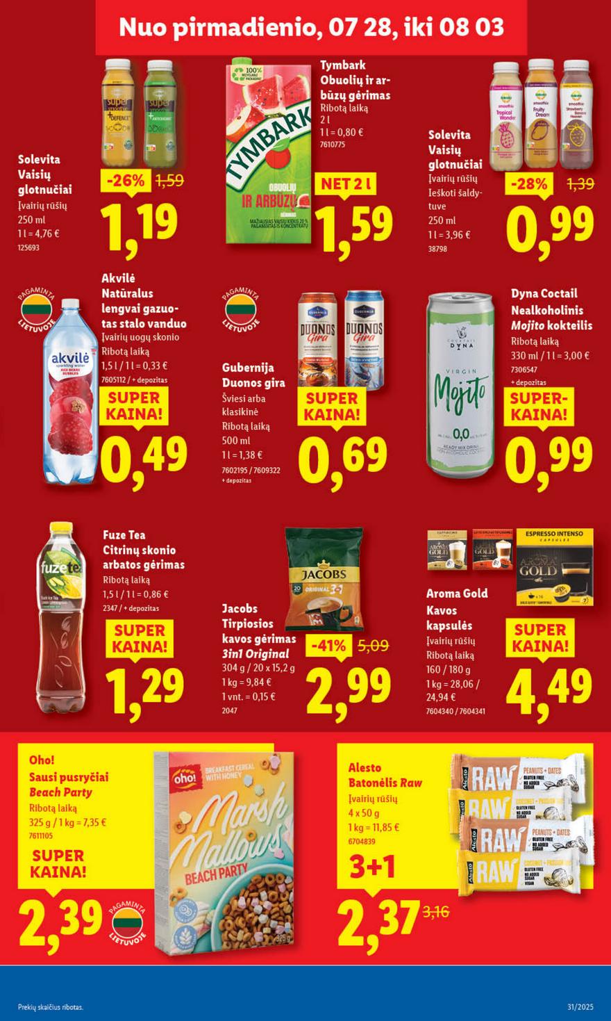Lidl leidinys naujas akcijos nuo 
  2025-07-28 iki 
  2025-08-03 | Leidinukas.lt puslapis 31