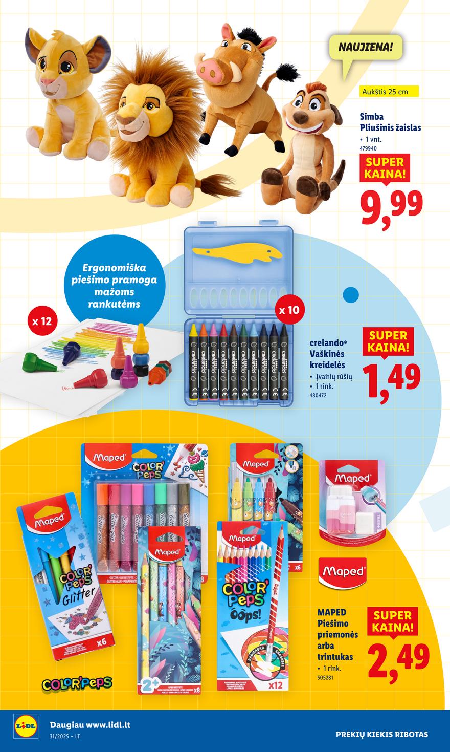 Lidl ne maisto leidinys akcijos nuo 
  2025-07-28 iki 
  2025-08-03 | Leidinukas.lt puslapis 14