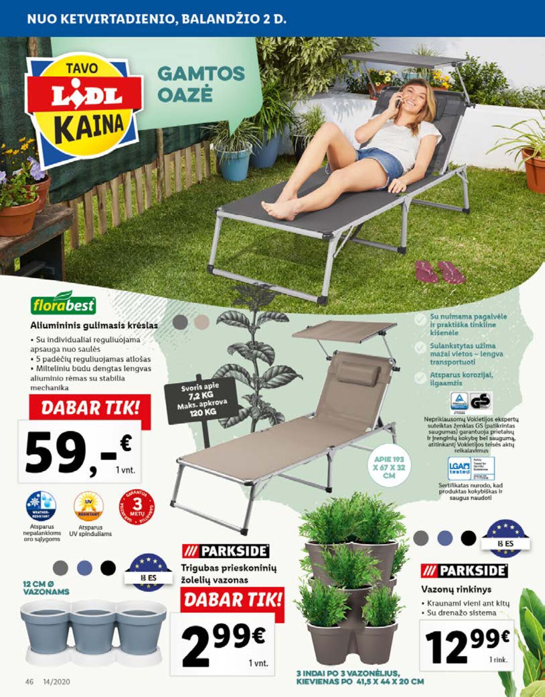 Lidl savaitinis leidinys akcijos nuo 
  2020-03-30 iki 
  2020-04-05 | Leidinukas.lt puslapis 46