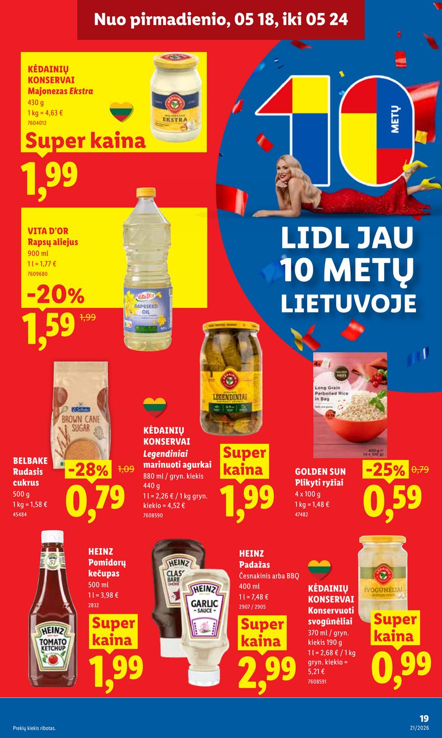 Lidl leidinys akcijos nuo 
  2026-05-18 iki 
  2026-05-24 | Leidinukas.lt puslapis 19