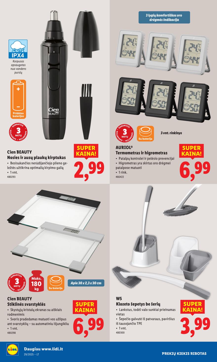 Lidl ne maisto leidinys akcijos nuo 
  2025-07-14 iki 
  2025-07-20 | Leidinukas.lt puslapis 6