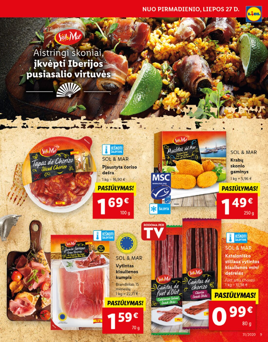 Lidl savaitinis leidinys akcijos nuo 
  2020-07-27 iki 
  2020-08-02 | Leidinukas.lt puslapis 9