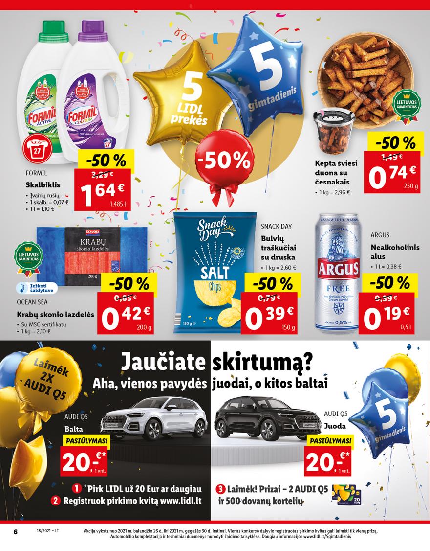 Lidl maisto prekių pasiūlymai akcijos nuo 
  2021-05-03 iki 
  2021-05-09 | Leidinukas.lt puslapis 6