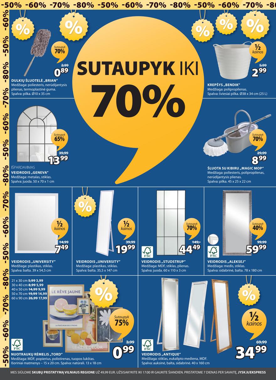 Jysk leidinys akcijos nuo 
  2026-01-20 iki 
  2026-02-02 | Leidinukas.lt puslapis 12