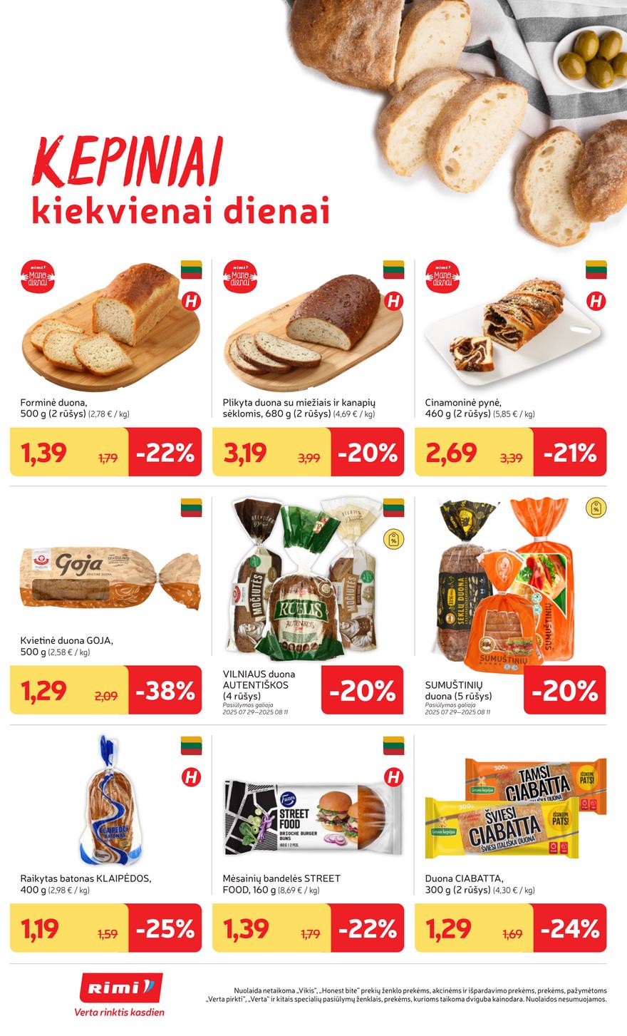 Rimi savaitinis leidinys  akcijos nuo 
  2025-07-29 iki 
  2025-08-04 | Leidinukas.lt puslapis 16