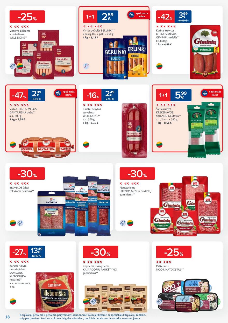 Maxima savaitinis leidinys akcijos nuo 
  2025-07-22 iki 
  2025-07-28 | Leidinukas.lt puslapis 28