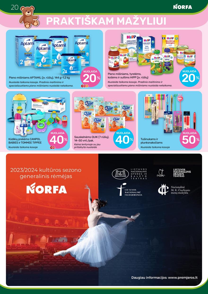 Norfos kaininis leidinys akcijos nuo 
  2024-01-25 iki 
  2024-02-07 | Leidinukas.lt puslapis 20