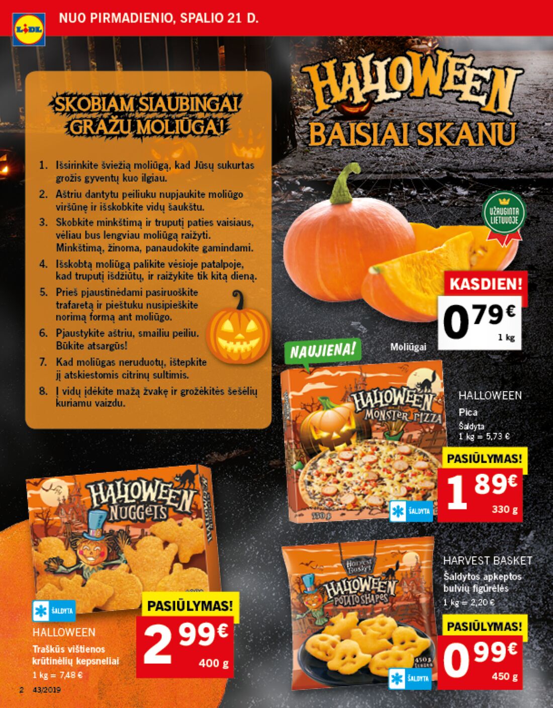 Lidl savaitinis leidinys akcijos nuo 
  2019-10-21 iki 
  2019-10-27 | Leidinukas.lt puslapis 2