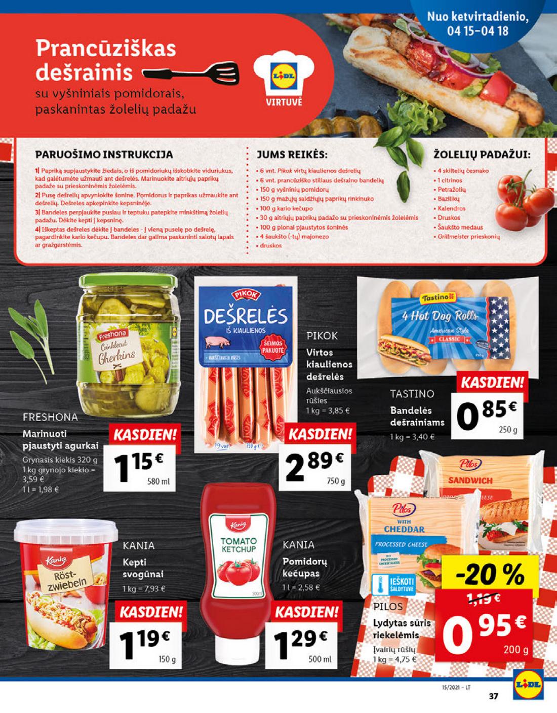 Lidl maisto prekių pasiūlymai akcijos nuo 
  2021-04-12 iki 
  2021-04-18 | Leidinukas.lt puslapis 37