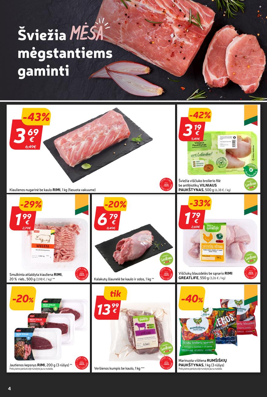 Rimi savaitinis leidinys akcijos nuo 
  2023-09-19 iki 
  2023-09-25 | Leidinukas.lt puslapis 4