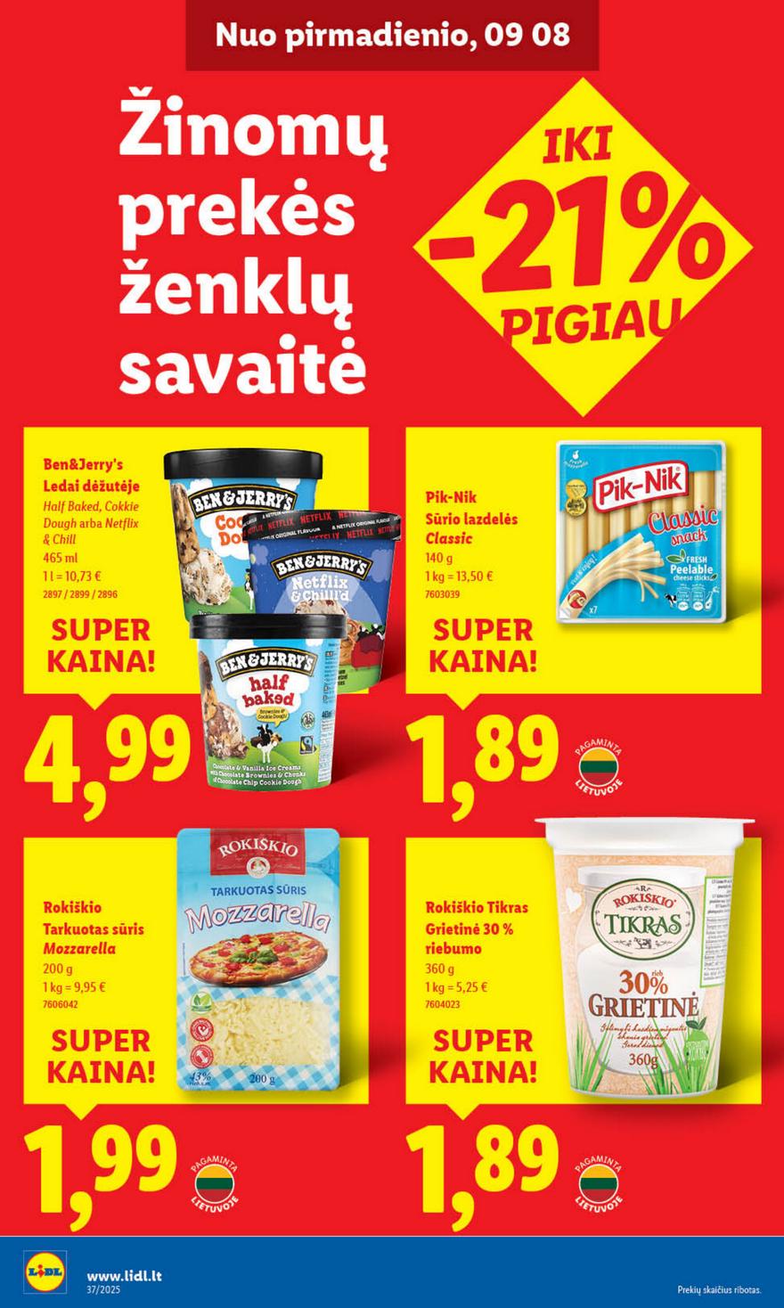 Lidl leidinys akcijos nuo 
  2025-09-08 iki 
  2025-09-14 | Leidinukas.lt puslapis 22